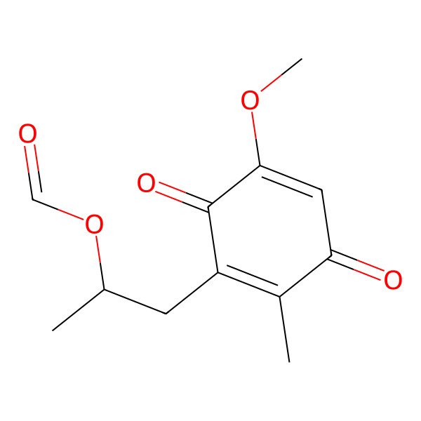 2D Structure of (+)-Formylanserinone B