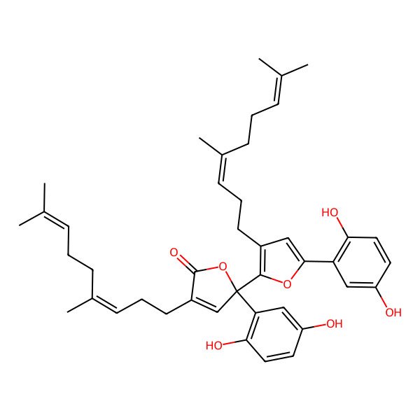 2D Structure of (+)-gancochlearol C