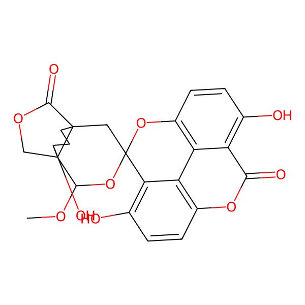 2D Structure of (-)-Ganoapplanin
