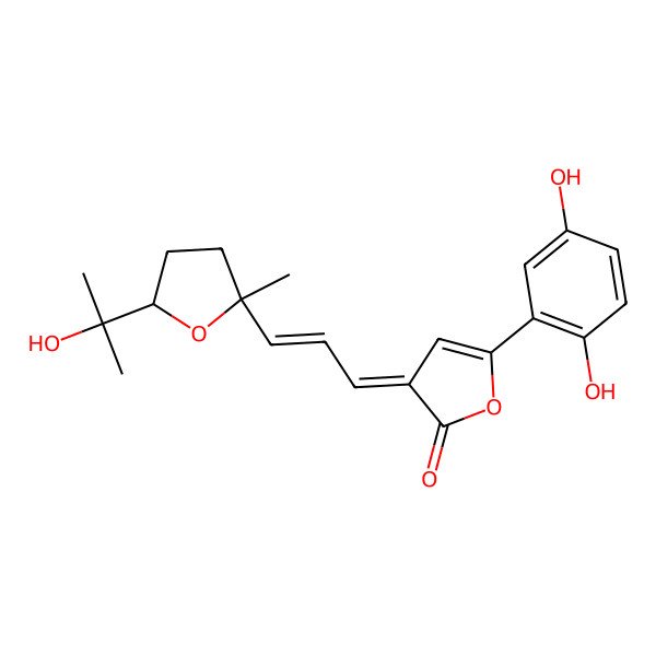 2D Structure of (-)-ganotheaecolumol E