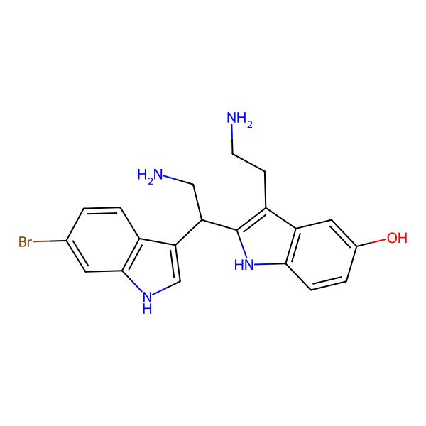 2D Structure of (+/-)-Gelliusine E