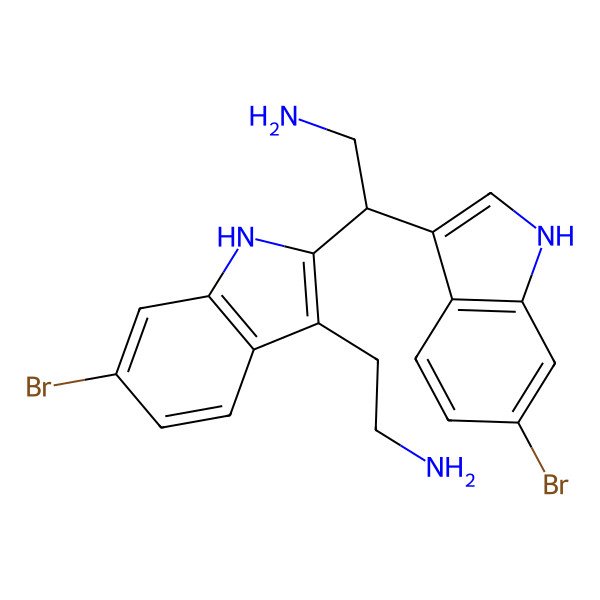 2D Structure of (+/-)-Gelliusine F
