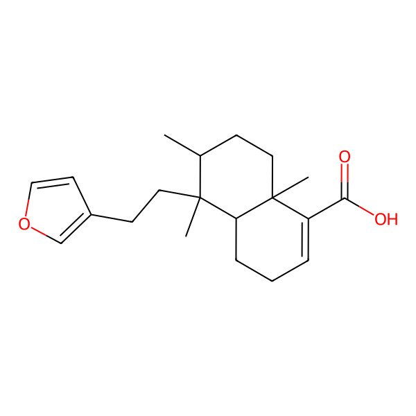 2D Structure of (+)-Hardwickiic Acid