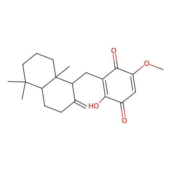 2D Structure of (+/-)-Hyatellaquinone