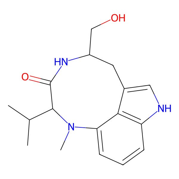 2D Structure of (+)-Indolactam V