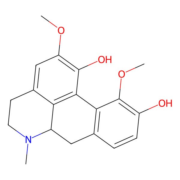 2D Structure of (+-)-Isocorytuberine