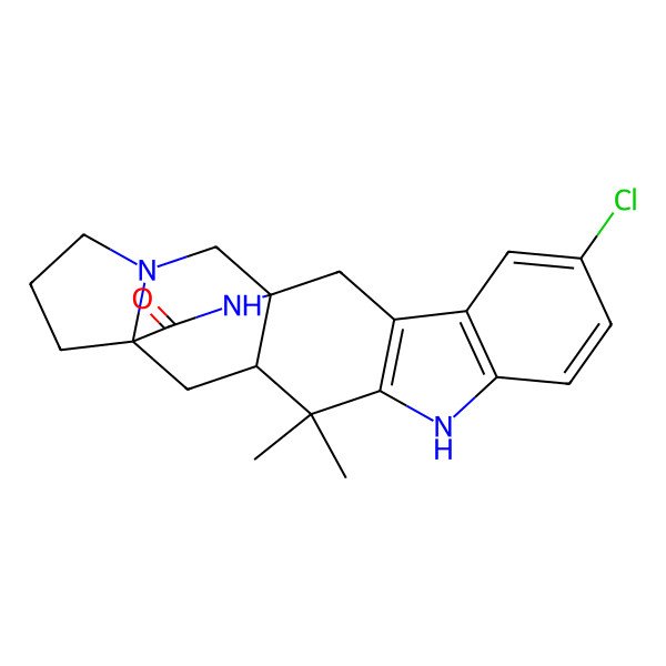 2D Structure of (+)-Isomalbrancheamide B