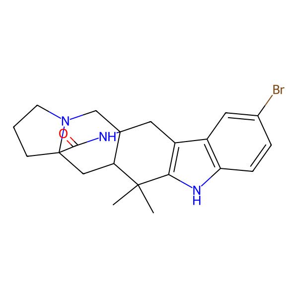 2D Structure of (+)-Isomalbrancheamide C