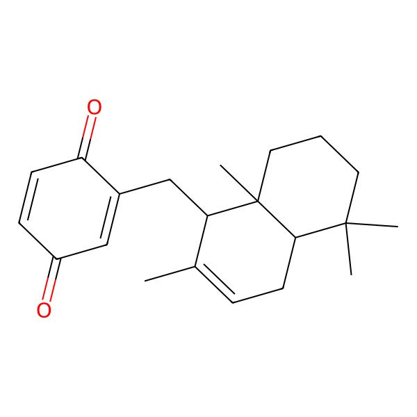2D Structure of (+)-Isozonarone