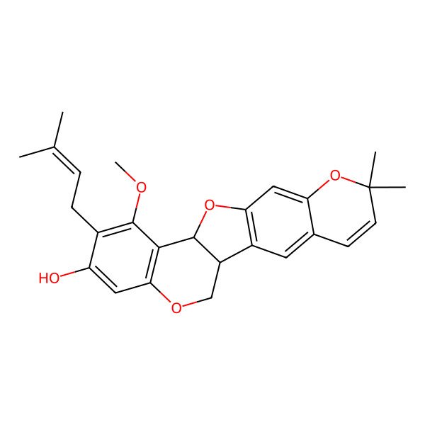 2D Structure of (-)-Kanzonol F