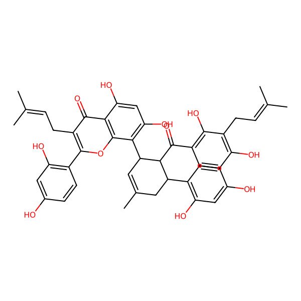 2D Structure of (+)-Kuwanon H