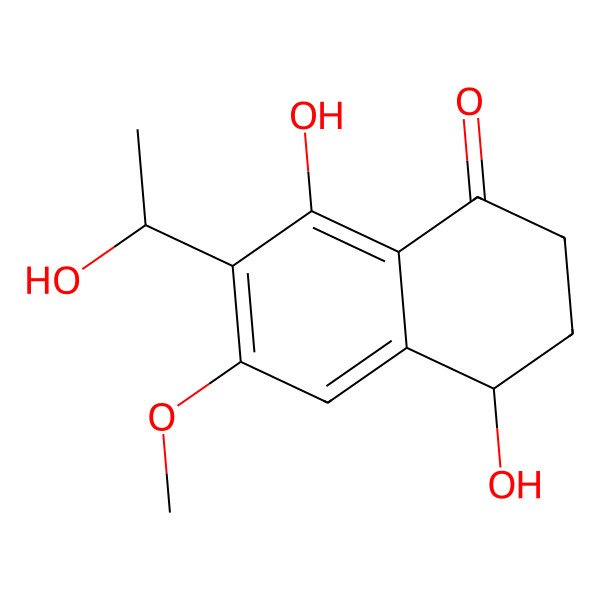 2D Structure of (-)-leptothalenone A