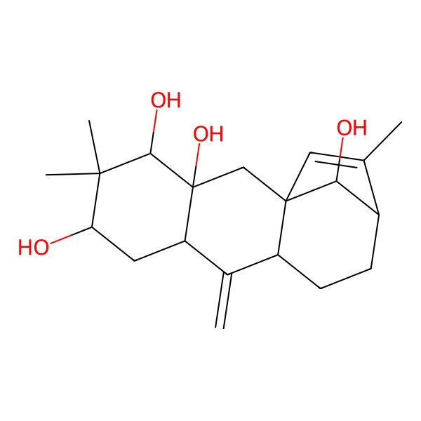 2D Structure of (-)-Leucothol C