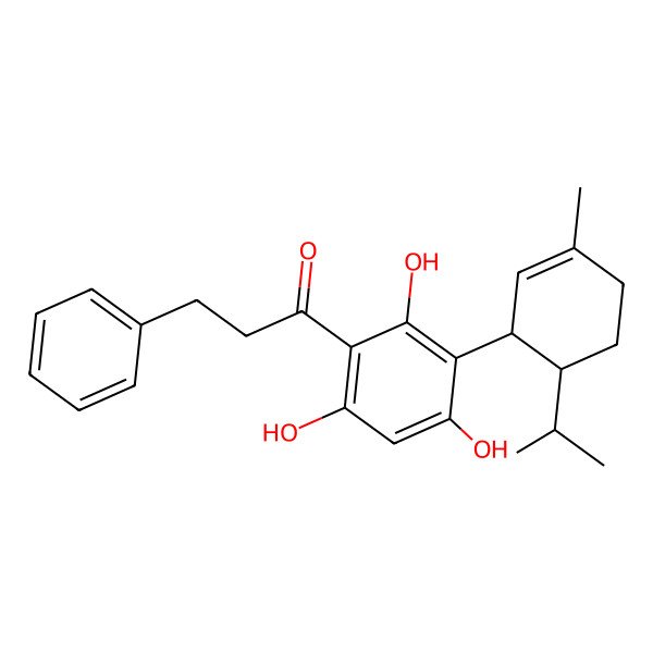 2D Structure of (-)-Linderatin