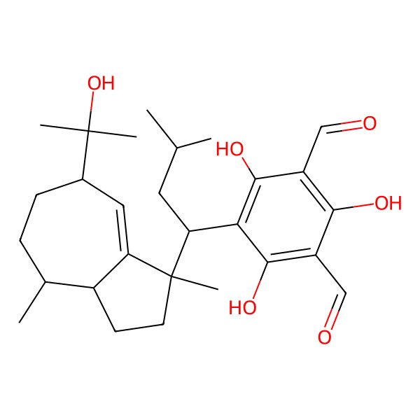 2D Structure of (-)-Macrocarpal D; Macrocarpal-d