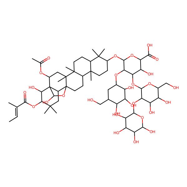 2D Structure of (-)-Maesasaponin II