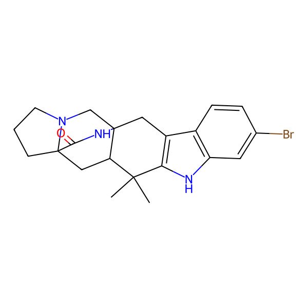 2D Structure of (+)-Malbrancheamide C