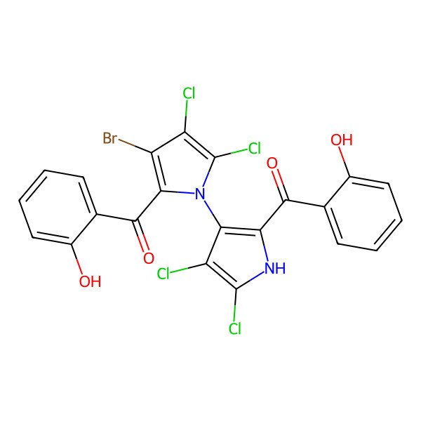 2D Structure of Marinopyrrole B