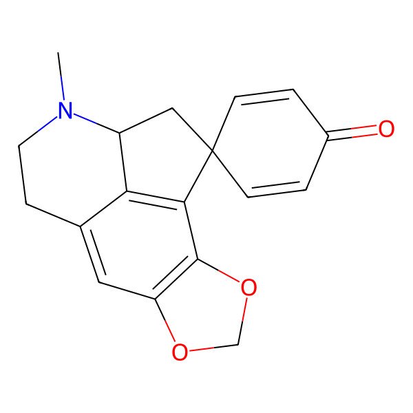 2D Structure of (-)-Mecambrine