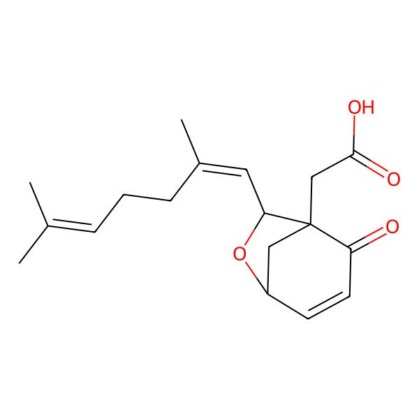 2D Structure of (+)-Miliusane Xx