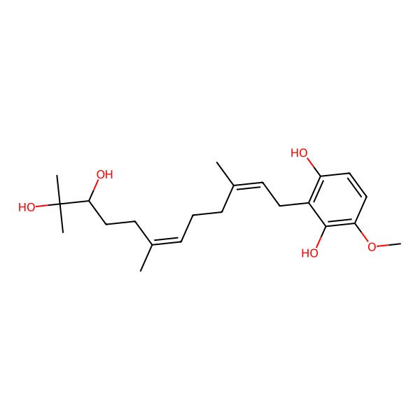 2D Structure of (+)-Monocycloalternarene A