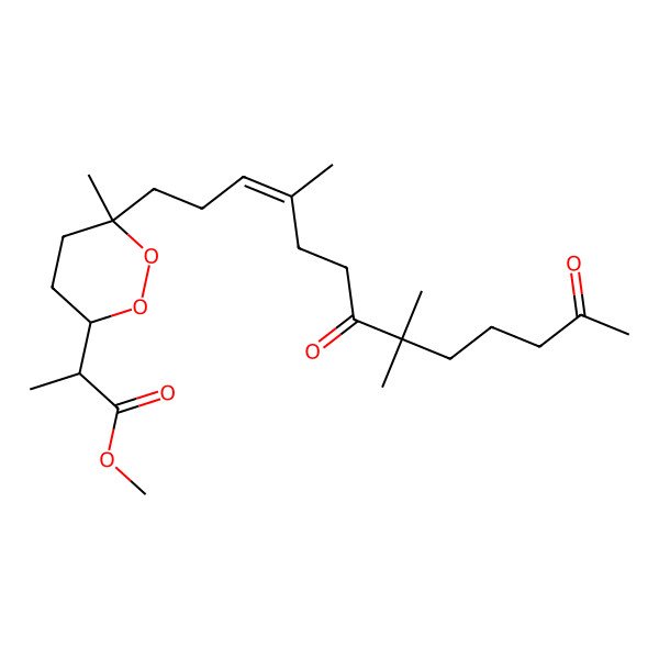 2D Structure of (+)-muqubilone B methyl ester