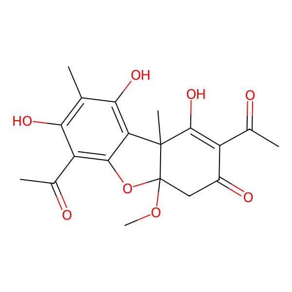 2D Structure of (-)-Mycousnine