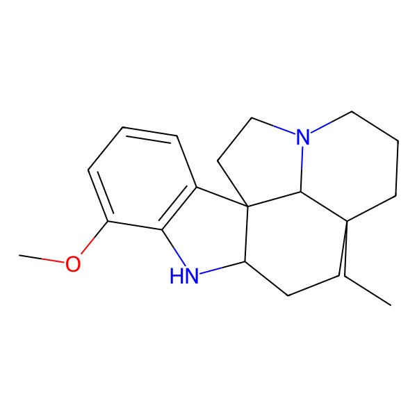 2D Structure of (+)-N-Deacetylaspidospermine