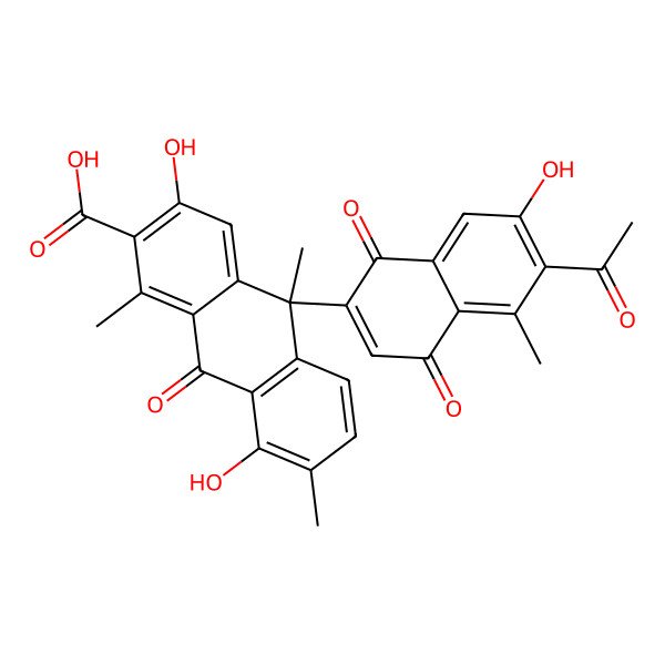 2D Structure of (+/-)-oxanthromicin G