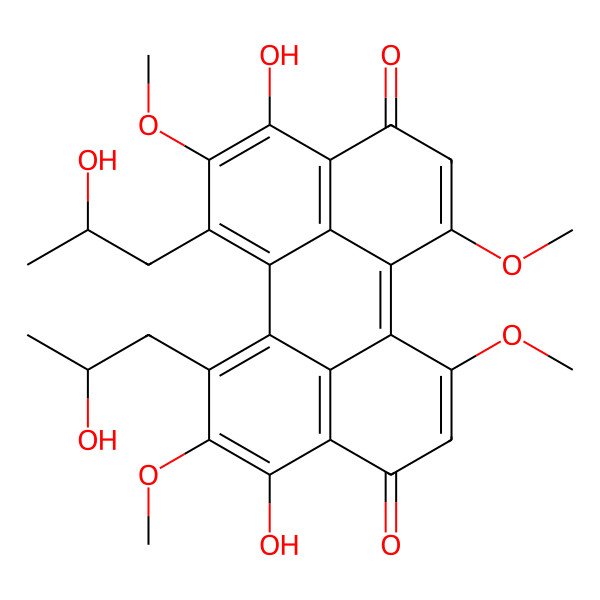 2D Structure of (-)-Phleichrome