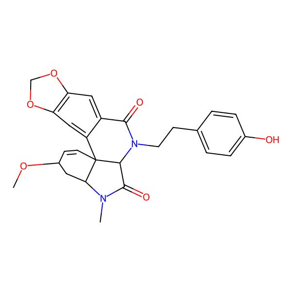 2D Structure of (+)-Plicamine
