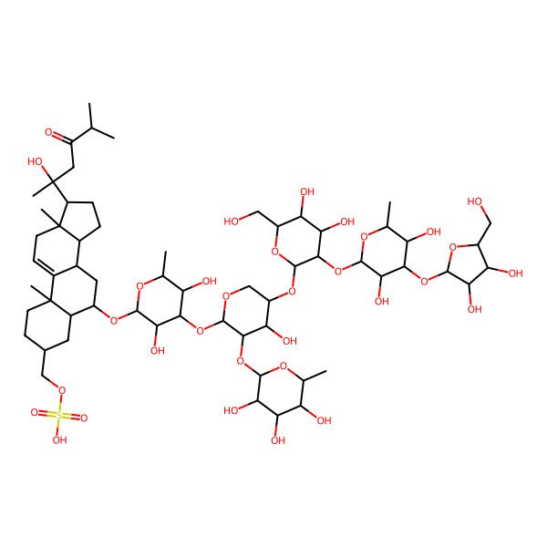 2D Structure of (+)-Psilasteroside