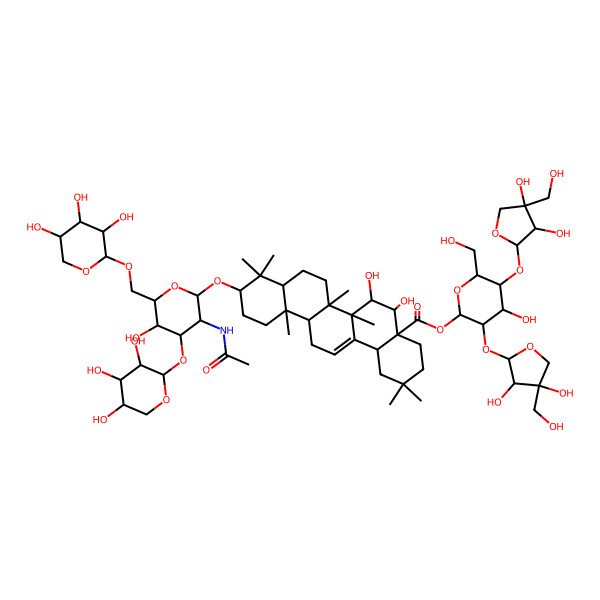 2D Structure of (-)-Pursaethoside D