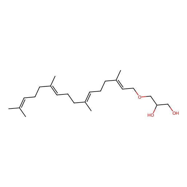 2D Structure of (-)-(r)-1-O-geranylgeranylglycerol