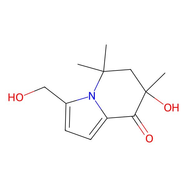 2D Structure of (+/-)-rigidoporine A