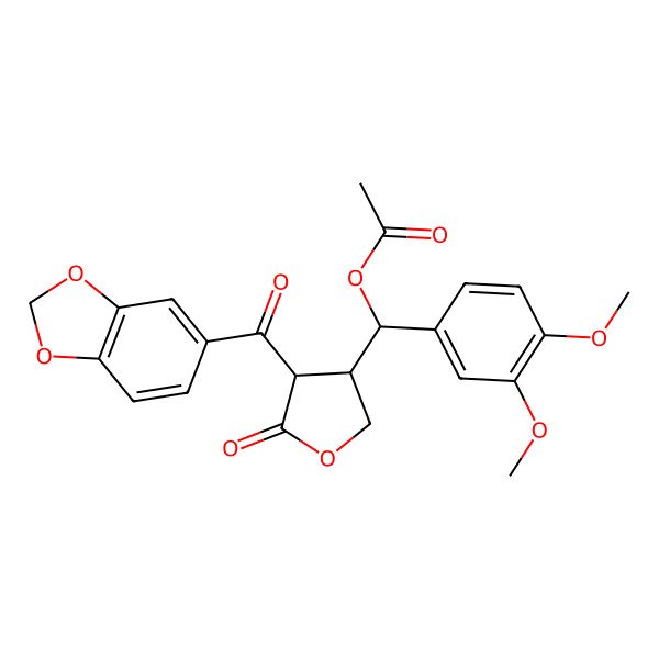 2D Structure of (-)-sanguinolignan C