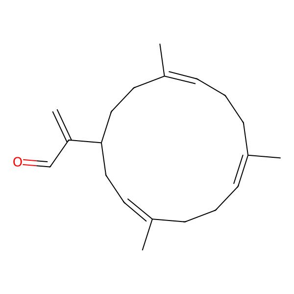 2D Structure of (+)-Sinularial A