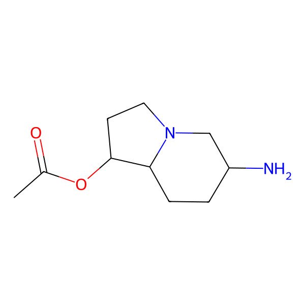 2D Structure of (-)-Slaframine