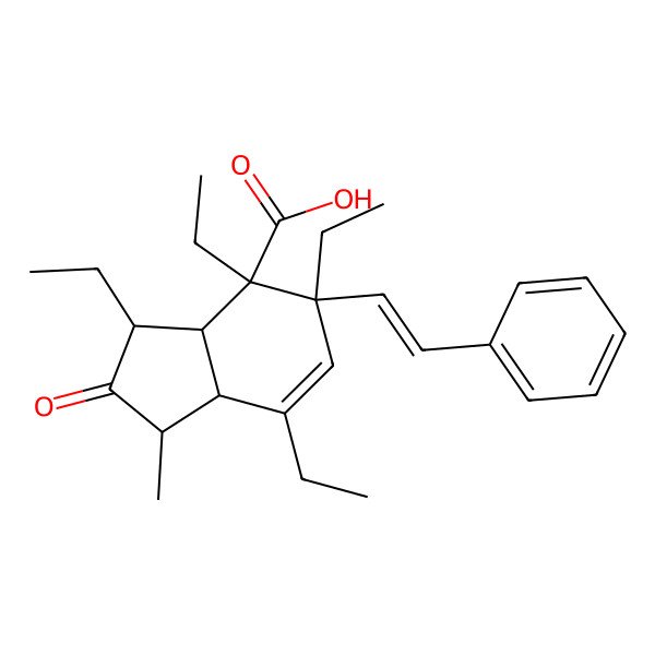 2D Structure of (-)-Spiculoic acid A