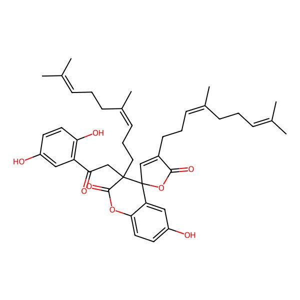 2D Structure of (+)-spirocochlealactone A