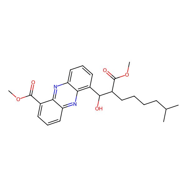 2D Structure of (-)-streptophenazine M