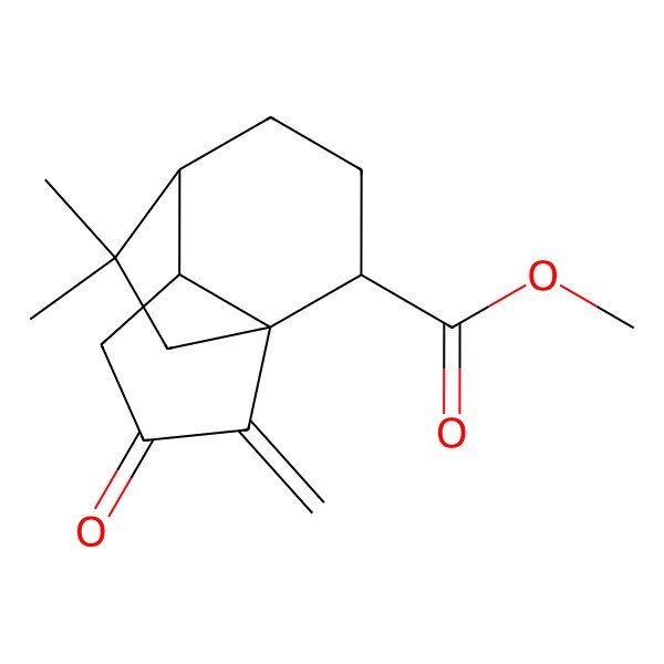 2D Structure of (+)-terrecyclic acid A methyl ester