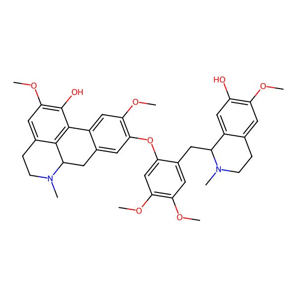 2D Structure of (+)-Thalictrogamine 2D Structure of (+)-Thalictrogamine