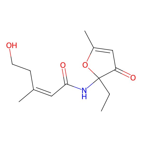 2D Structure of (+)-trichodermadione A