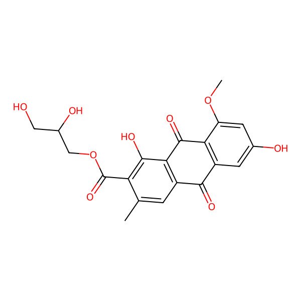 2D Structure of (+)-Variecolorquinone A
