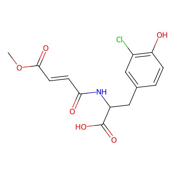 2D Structure of (-)-xylariamide A