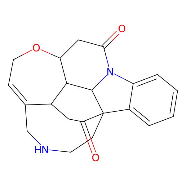 2D Structure of (1S,10S,22R,23R,24S)-9-oxa-4,13-diazahexacyclo[11.6.5.01,24.06,22.010,23.014,19]tetracosa-6,14,16,18-tetraene-12,20-dione