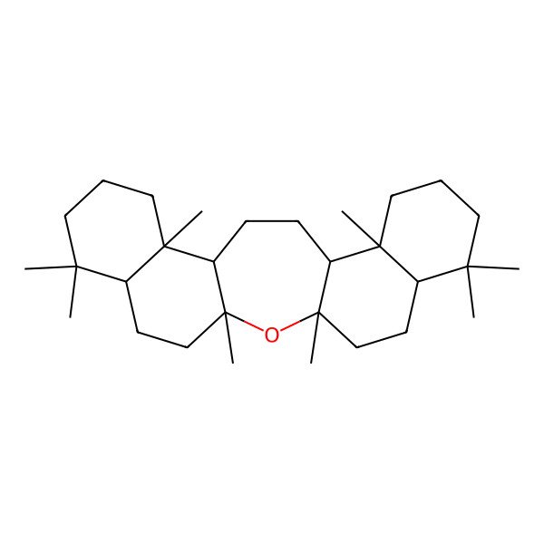 2D Structure of (1R,3R,6S,11S,12S,15R,16S,21S)-1,3,7,7,11,16,20,20-octamethyl-2-oxapentacyclo[13.8.0.03,12.06,11.016,21]tricosane