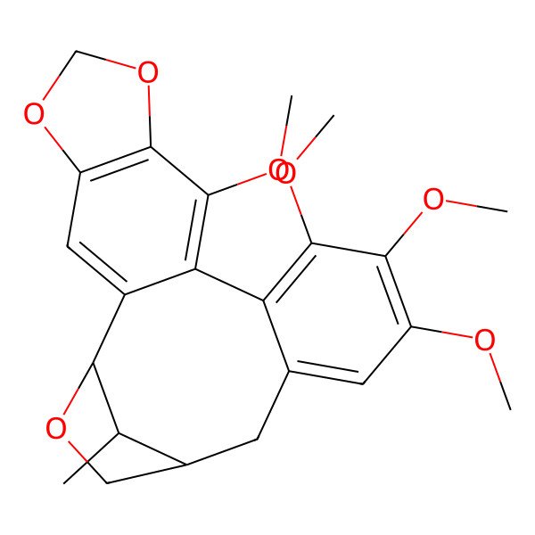 2D Structure of (1R,18R,21S)-9,12,13,14-tetramethoxy-21-methyl-5,7,20-trioxapentacyclo[16.2.1.02,10.04,8.011,16]henicosa-2,4(8),9,11,13,15-hexaene