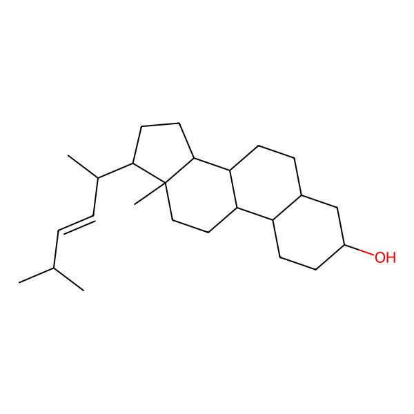2D Structure of 13-Methyl-17-(5-methylhex-3-en-2-yl)-1,2,3,4,5,6,7,8,9,10,11,12,14,15,16,17-hexadecahydrocyclopenta[a]phenanthren-3-ol
